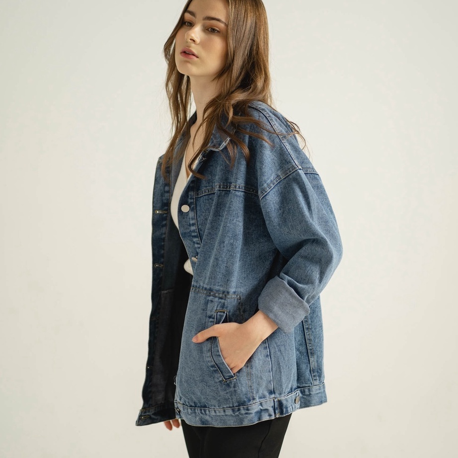 Terkini This Is April Atasan Wanita  Jacket Denim Wanita Dempsey  ( RESTOCK ) – 185503