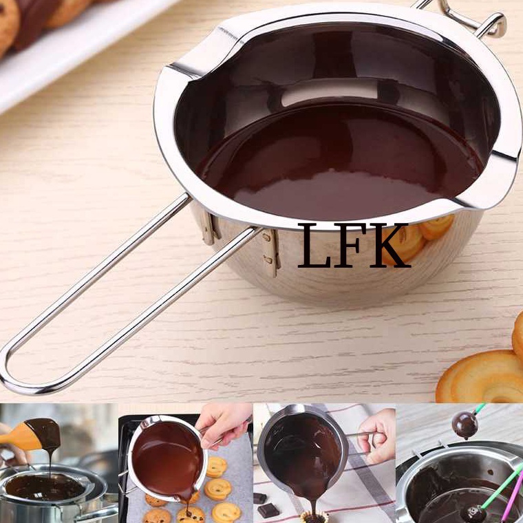 LANGSUNG ATC.. IMPORT SS Chocolate Melting Pot Pan PANCI Leleh COKLAT KEJU Stainless Steel Panci Lel