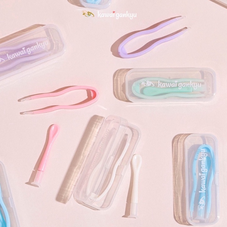 Murah.. kawai gankyu kawai penjepit softlens pastel (alat pasang softlens)