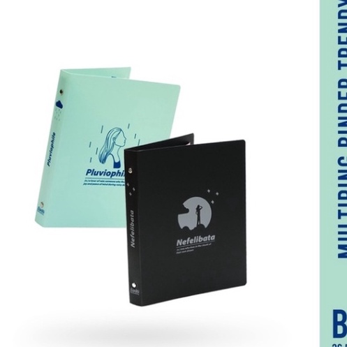 

(F-☞T❦I] Bantex Multiring Binder B5 26 Ring Motif Trendy -pasti.dikiriim.!!