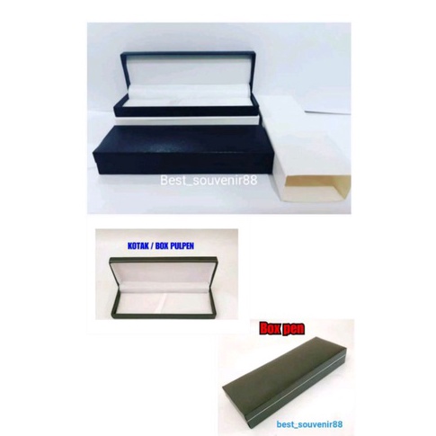 

67 Kotak / Box Pulpen Hitam Exclusive Kulit Sintetis Terbaru ♪ヽ(