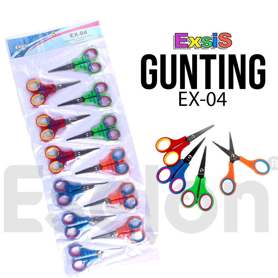 

Harga Murah⁎ 12pcs Gunting / 1 renteng gunting PASTEL / Gunting PASTEL Exsis EX04 EX05 EX06 B53 ↑