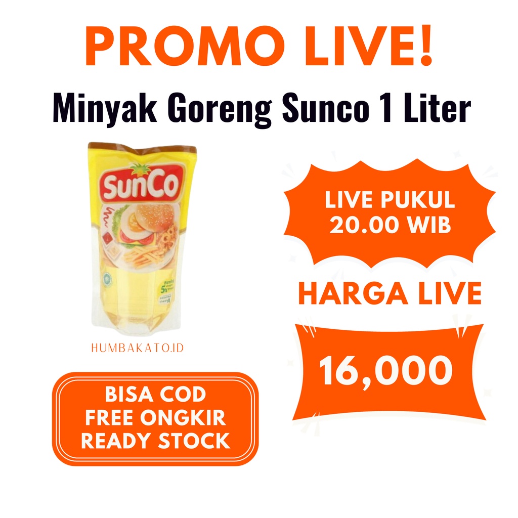 

Minyak Goreng Sunco 1 Liter