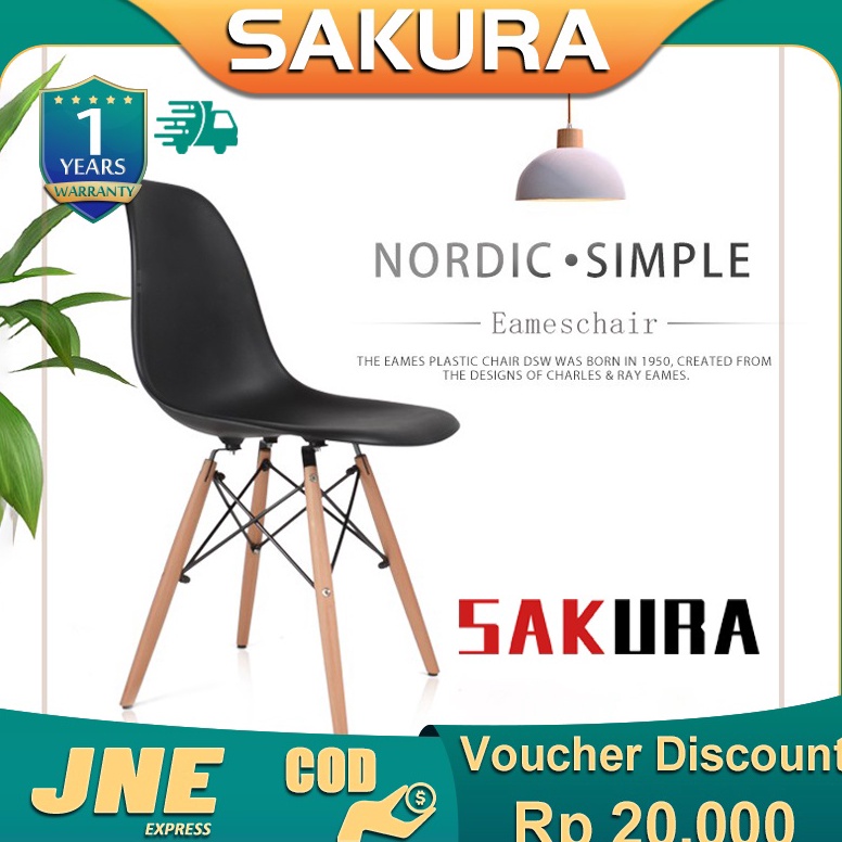 LANGSUNG ATC Weyon Sakura Kursi Cafe/Kursi Bar/Kursi Kerja/Kursi Santai/Kursi Taman/Kursi Makan Mini