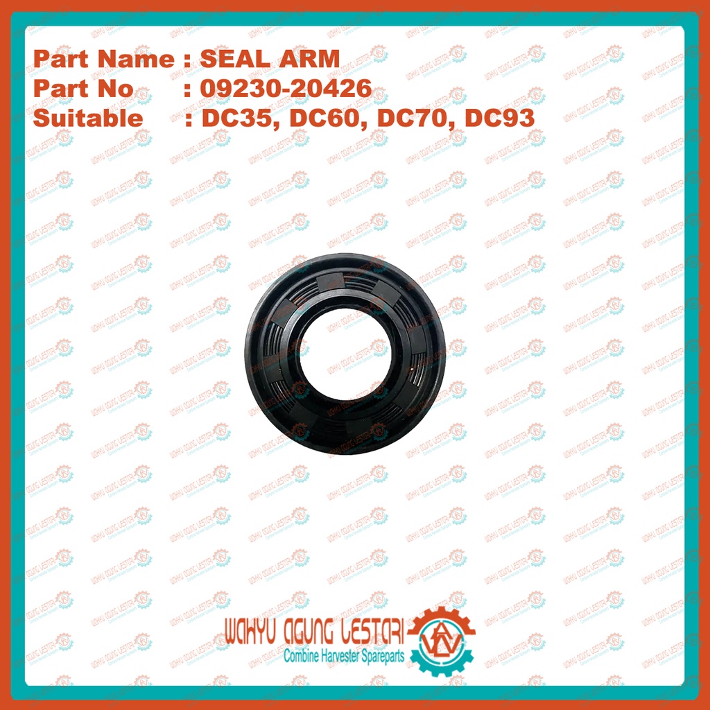 Seal Arm Ujung Pisau Combine Harvester Kubota DC35, DC60, DC70, DC93 09230-20426