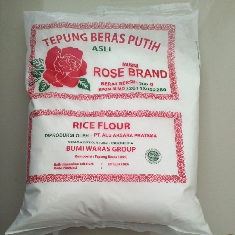 

Tepung Beras Rose Brand 500gram