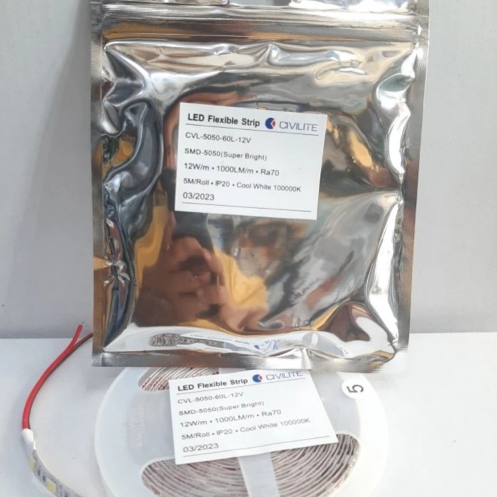 led strip civilite 5050/led flexible strip civilite 100000K Murah