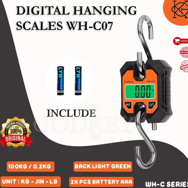 Timbangan Gantung Digital 100Kg - 200Kg /0.2Kg Mini Koper 100 - 200 Kg