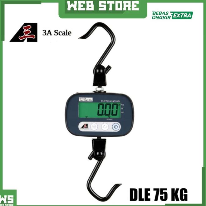 Dle Timbangan Gantung Digital Electronic Hanging Scale 75 Kg 3A Scale