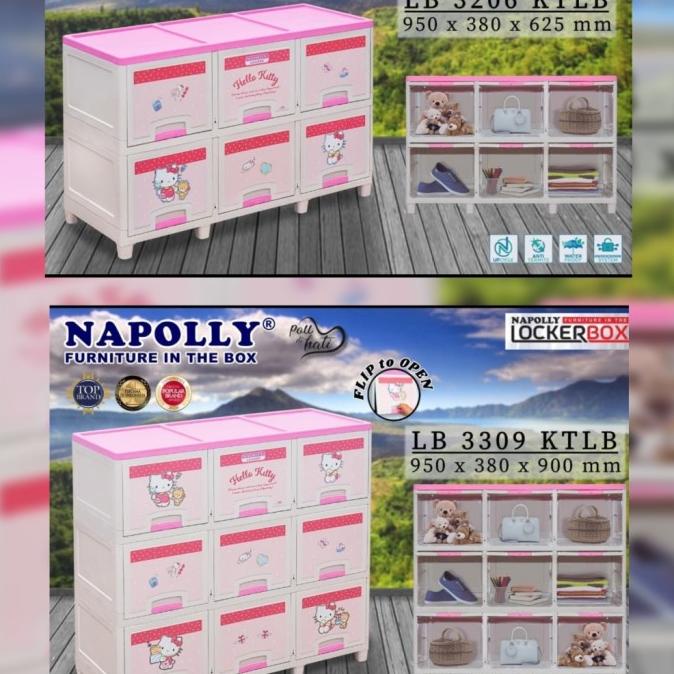 LEMARI PLASTIK NAPOLLY/LOCKER BOX NAPOLLY