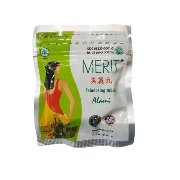 Harga lebayd2D7p Merit Jamu Pelangsing Tubuh 21's (SACHET)