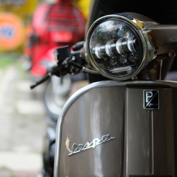 Headlamp Daymaker 12 Led Vespa Npx Newpx Sprint Bagol Vespa Primavera