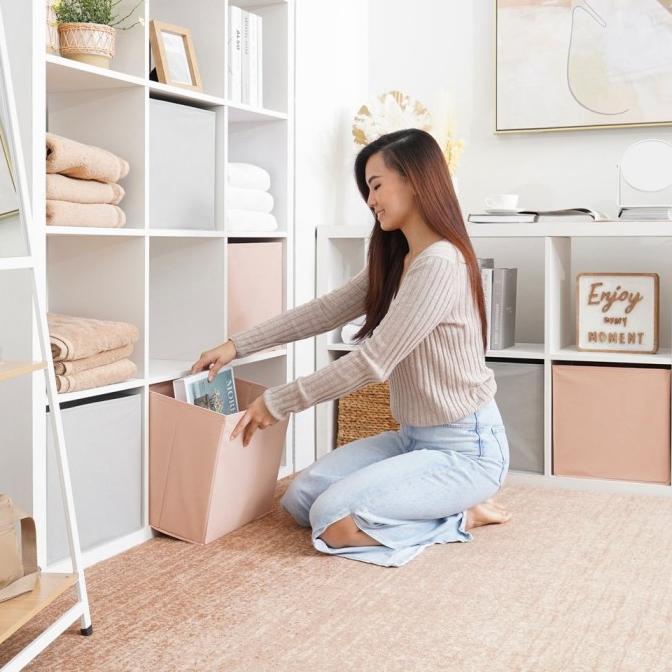 INFORMA - RAK BUKU - KUBOS 2X4 BOOKCASE WHITE