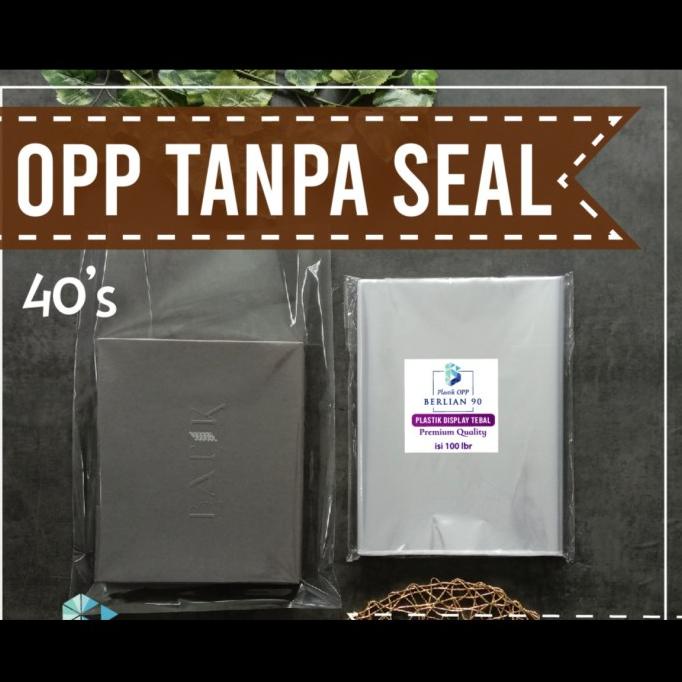 Ready...Ready...Ready...] Plastik Opp Kaca Double Seal 17,4x30 Plastik Opp tanpa Lem 40s Micron