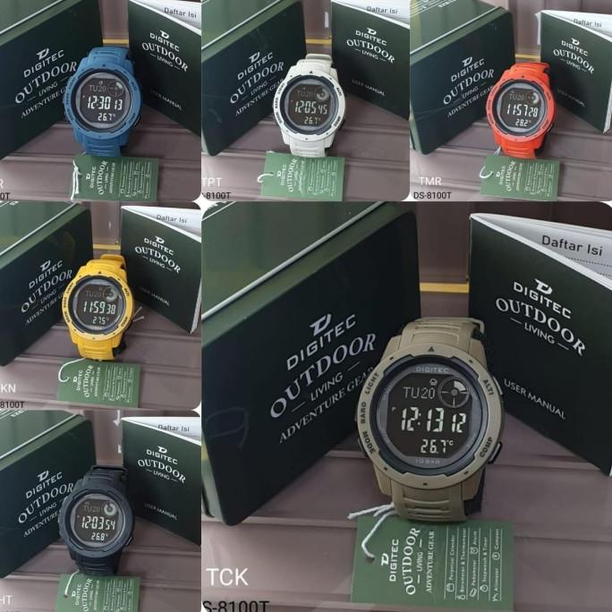JAM TANGAN DIGITEC DG 8100 ALTIMETER/BAROMETER/THERMOMETER ORIGINAL