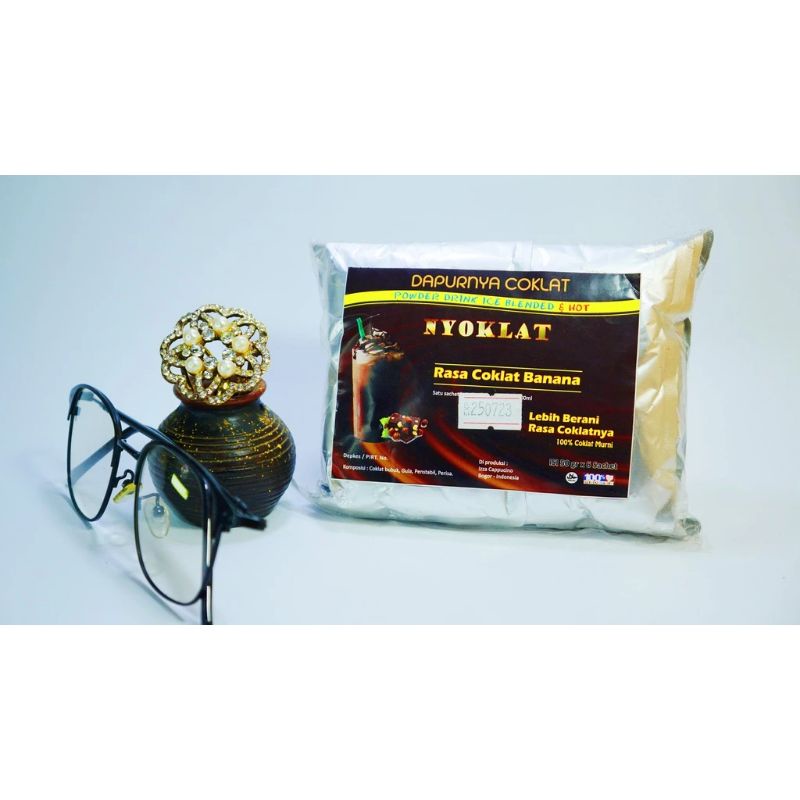

BUBUK NYOKLAT RASA BANANA/IZZA POWDER DRINK/BUBUK COKLAT/COKLAT/BUBUK MINUMAN (BUBUK NYOKLAT ISI 6)