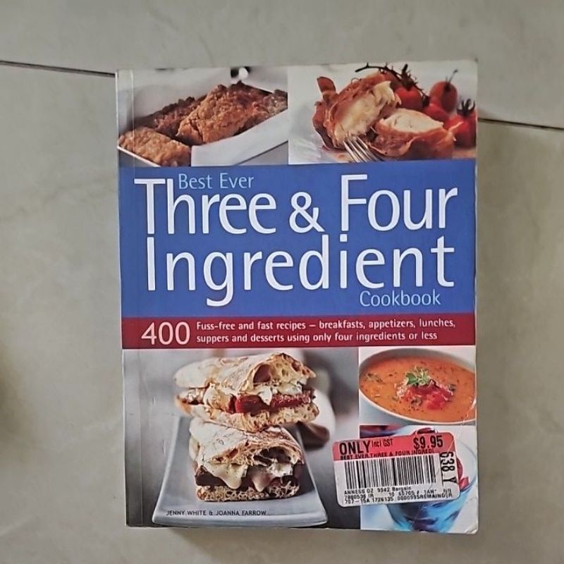 

Best Ever three and four ingredients cookbook