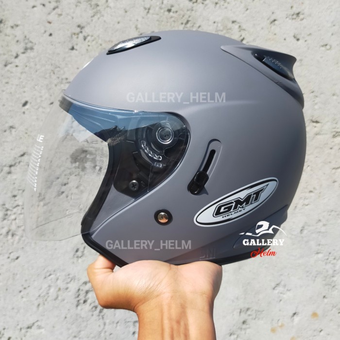 Helm Gmt Gorila Grey Doff Model Ink Centro