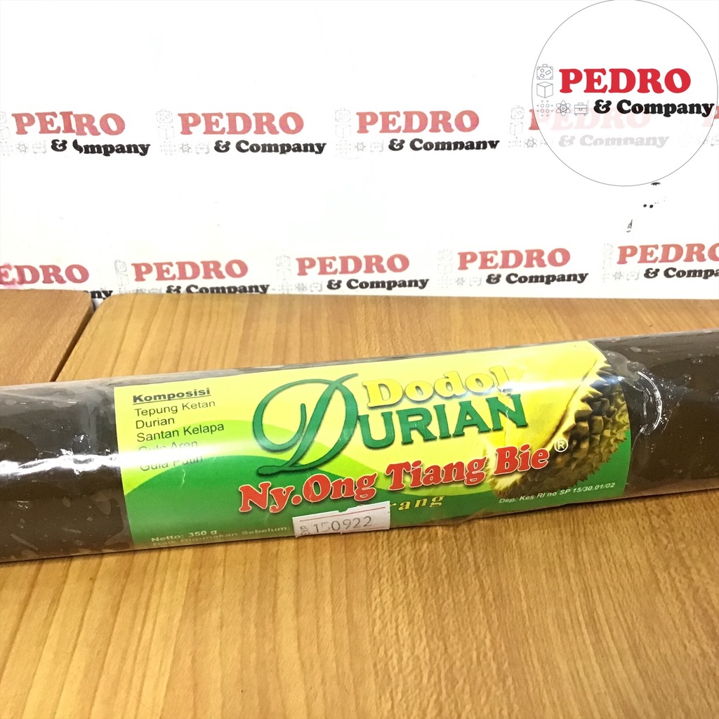 

' dodol durian nyonya ong tiang bie 350 gram - serang