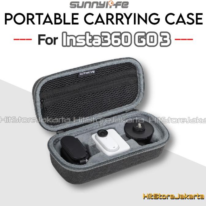 Sunnylife Portable Carrying Case For Insta360 Go 3 Tas Mini Handbag