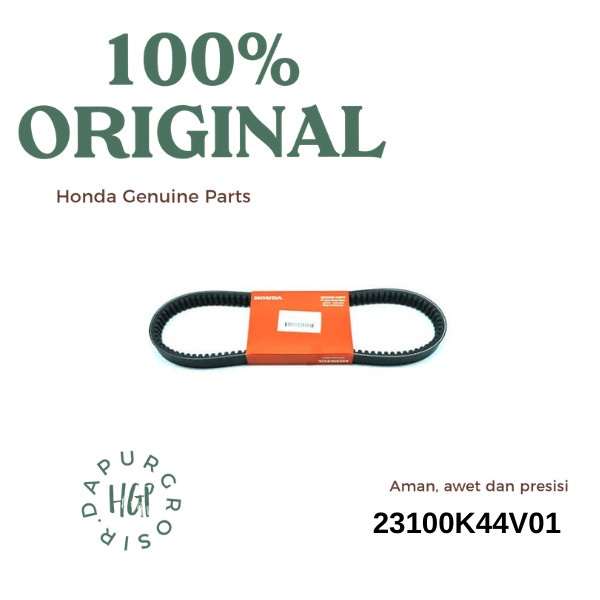 Vanbelt Beat FI ESP Beat Pop Tanpa Roller Original AHM (Belt Drive) Fanbel Panbel V-Belt - 23100K44V