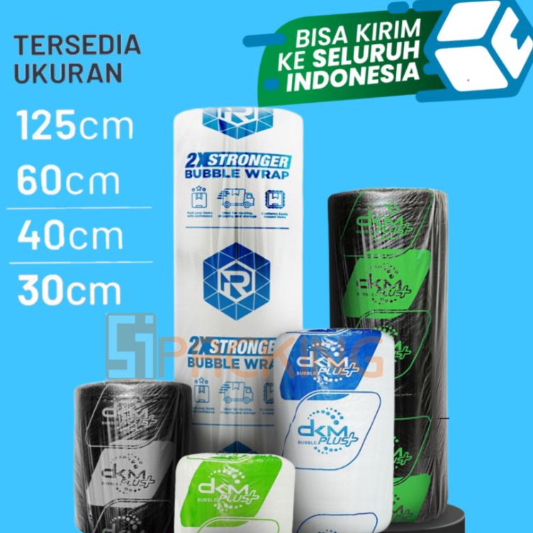 

Prioritas BUBBLE WRAP BENING TRANSPARAN PLASTIK BUBBLE WRAP HITAM TEBAL DKM+ 125 CM X 50M 125cmx50m 125x50
