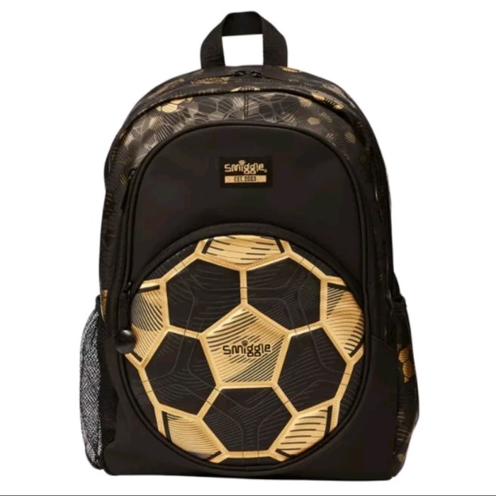 ✿KOP✿ Tas Smiggle Soccer Gold New Backpack/ Ori/ Ready Stok/ Kado/Tas Ransel LIMITED