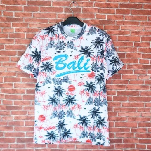 KAOS PANTAI BALI KUALITAS PREMIUM KAIN TEBAL