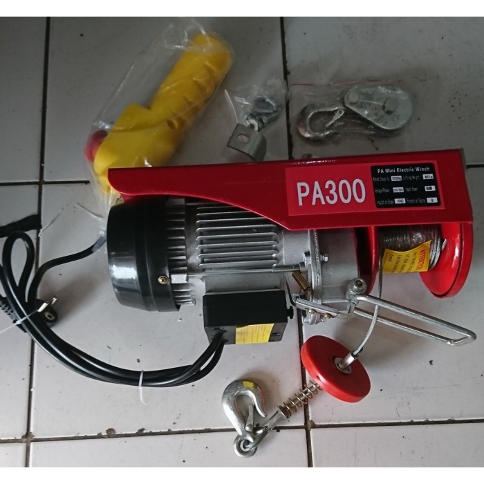Bestseller Mini Electric Hoist Wire 300Kg Wire Winch Pa-300