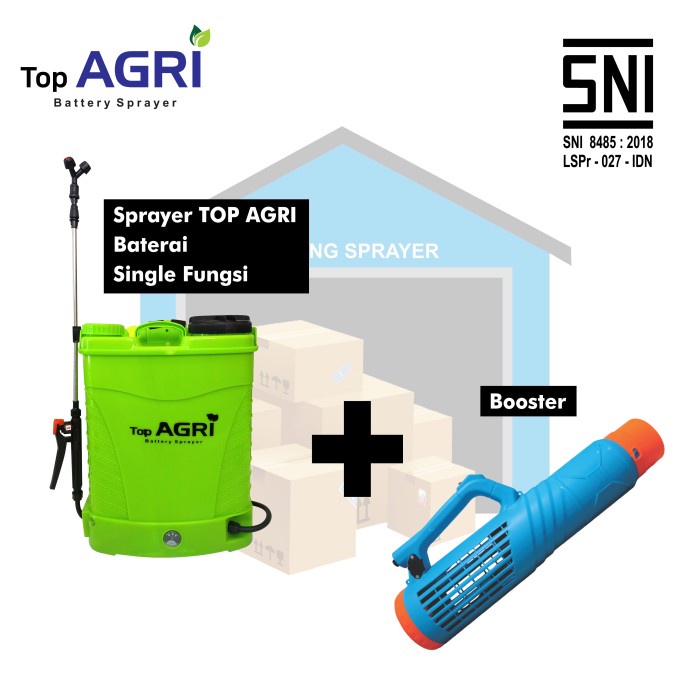 Sprayer Elektrik Top Agri + Booster