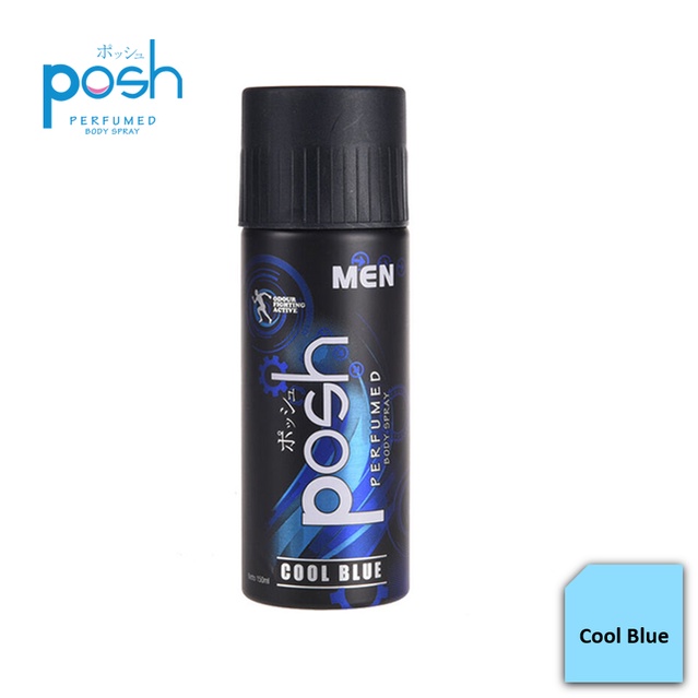 Posh Spray Cologne Men Cool Blue Botol 150 ml - Gambar 3
