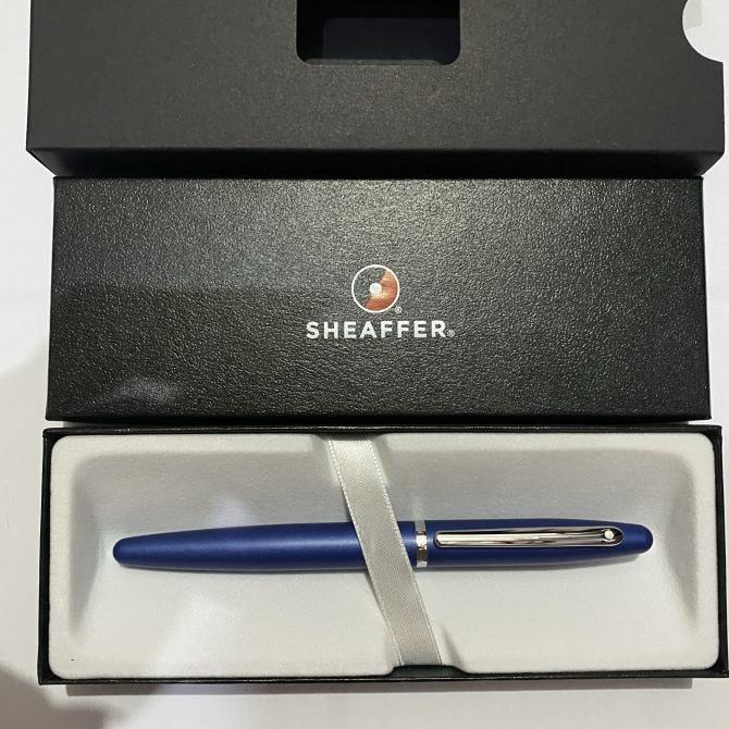 

((((()paling dicari] Pulpen Sheaffer VFM Neon Blue Original RollerBall