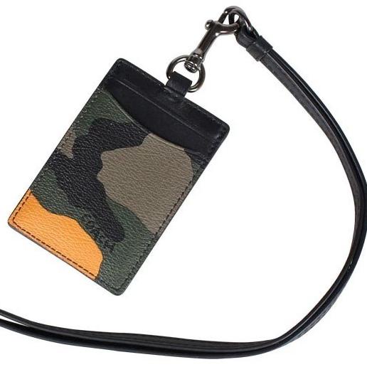 

Buruan serbu] Coach Id Lanyard Army Signature Canvas