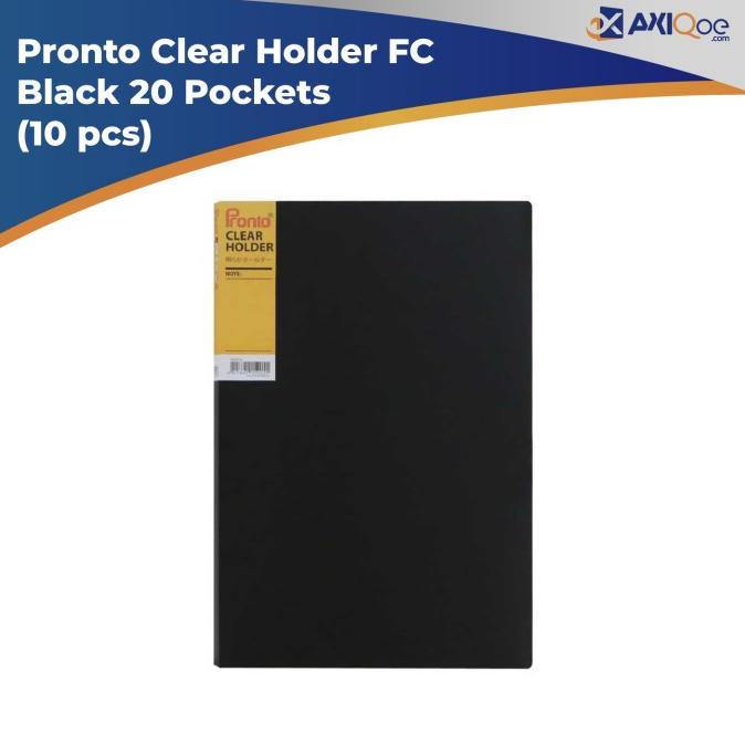 

^%^%^%^%] Pronto Clear Holder FC Black 20 Pockets (10 pcs)