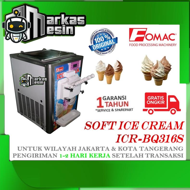 TER-UPDATE MESIN PEMBUAT ES KRIM 3 TUAS / SOFT ICE CREAM FOMAC ICR-BQ316S #ORIGINAL