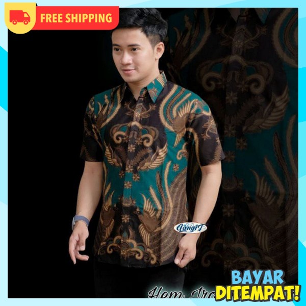 Kameja Batik Cwok Kekinian Pesta Kondangan Pakaian Kerja Kantoran Kemja Bapak2 Terbaru 2023 Krmeja P