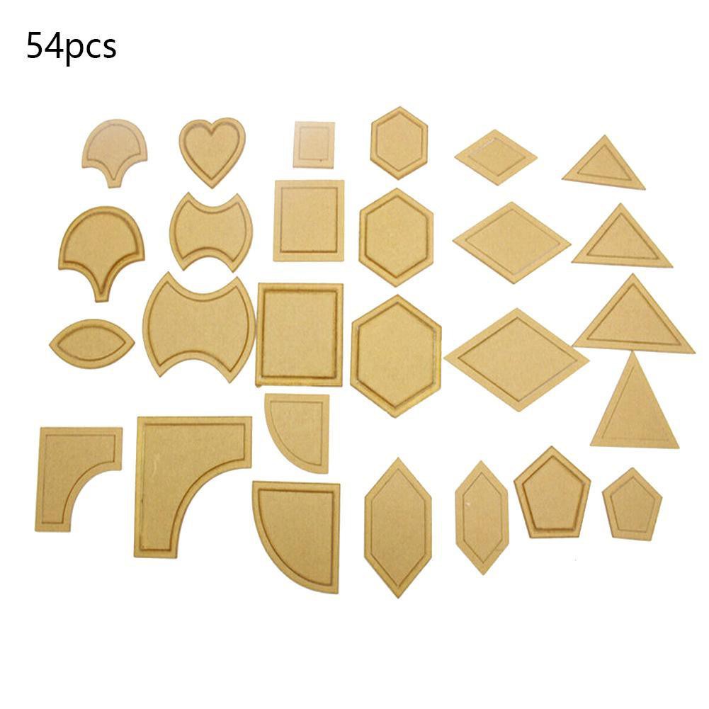 

Quilting Template / Ggaris Patchwork Set 54 Pcs - Qr-54