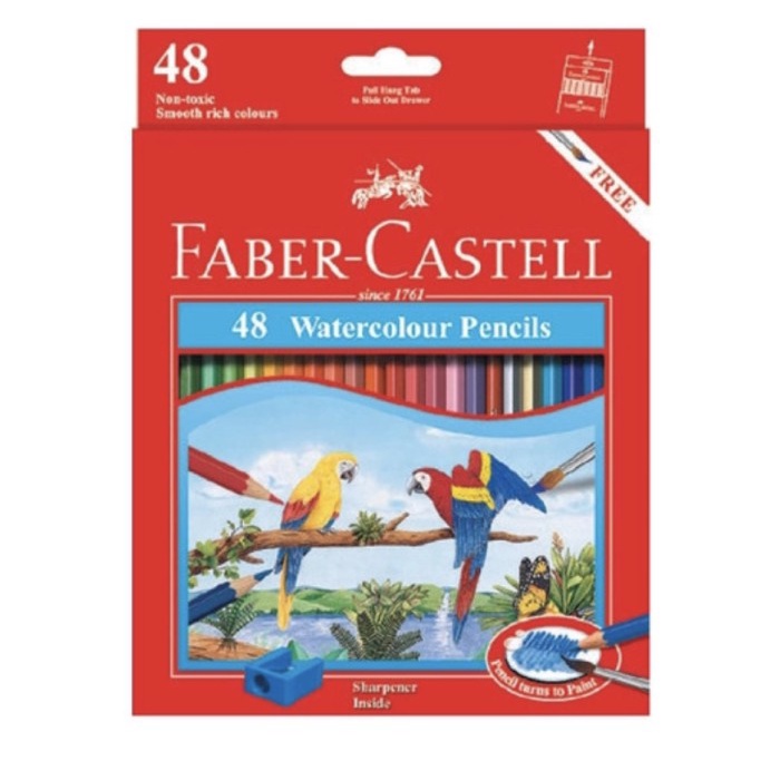 

Terlaris Watercolor Pencil Set 48 Warna Faber Castell