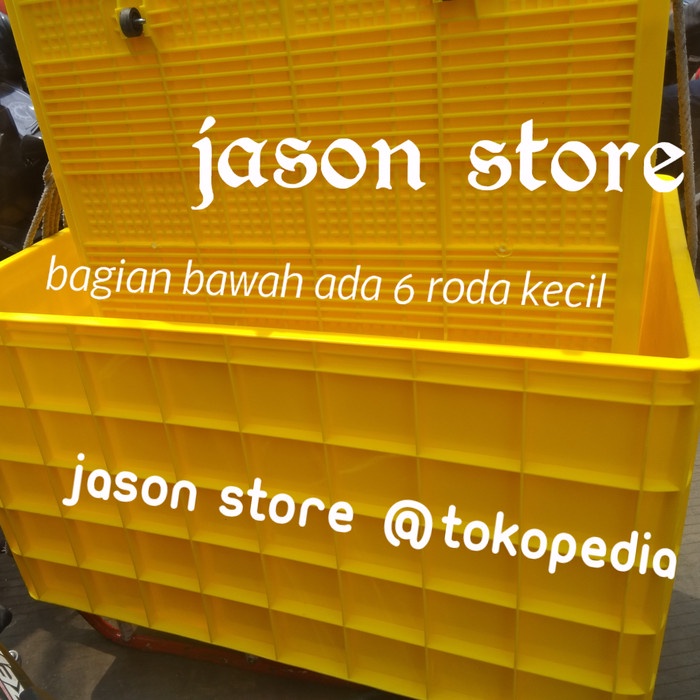 Terlaris Container Industri Jumbo Rabbit 7099 (Roda)/Box Industri Rabbit 7099