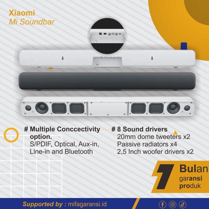 Xiaomi Mi Soundbar Bluetooth Home Theater 33 Inch MDZ-27-DA MI HITAM