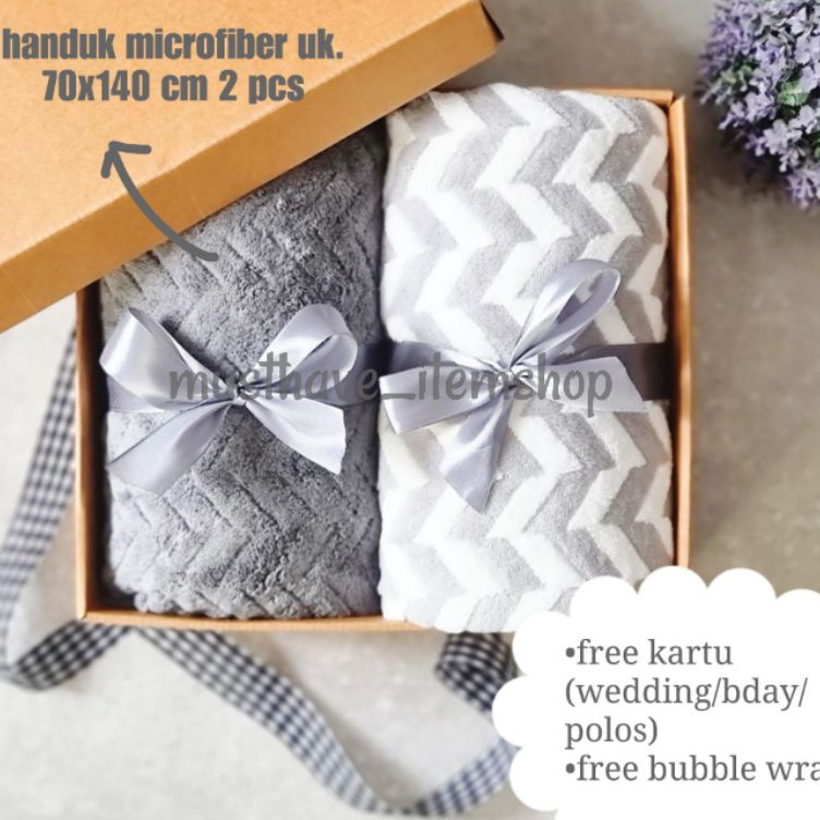 

MKXC7471 Kado pernikahan gift hadiah nikah hampers wedding seserahan handuk couple Ulang Tahun