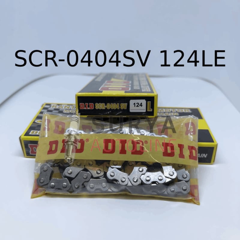 100% Original RANTAI Timing KETENG MOTOR SUZUKI SATRIA FU 150 - DID SCR0404SV124LE timing kamprat 12