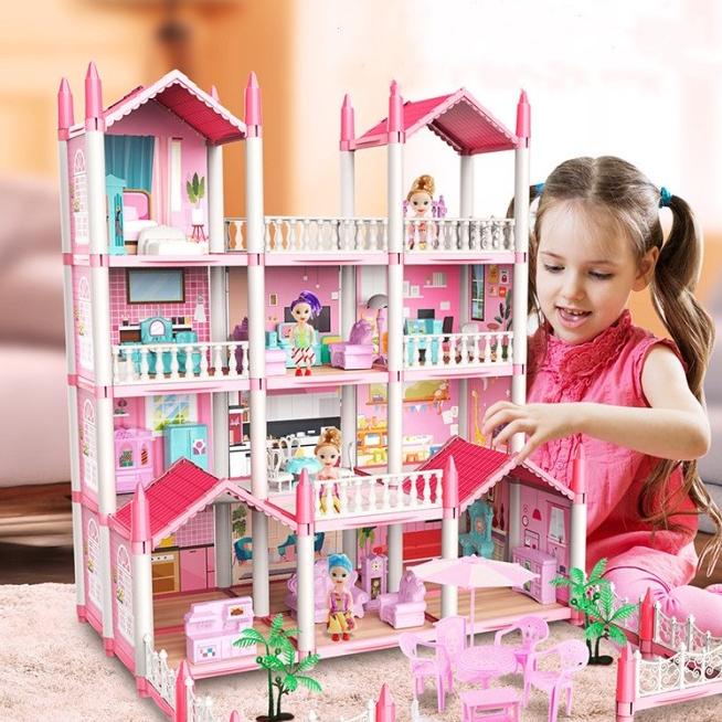 Princess Edukasi Mainan Perempuan Perempuan Rumah Barbie Mainan Boneka