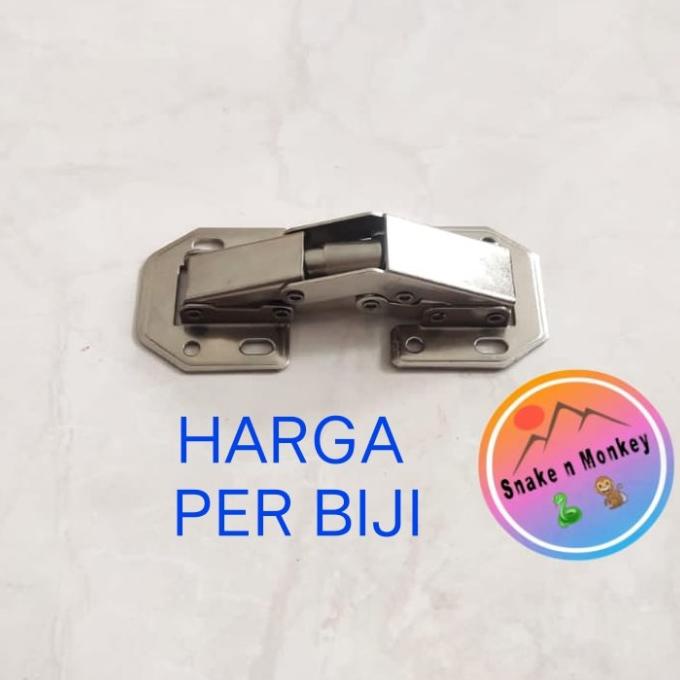 ,,,,,,,] Engsel Sendok Kodok / Engsel Pintu Lemari Tanpa Bobok (Harga Perbiji)