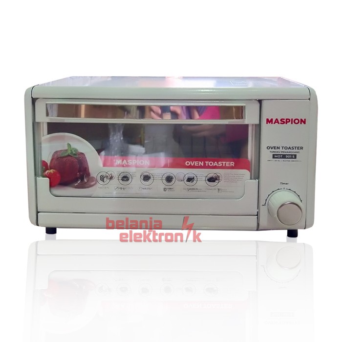 Maspion Oven Toaster Mot 901 S /Tungku Pemanggang/Oven Listrik 9 Liter