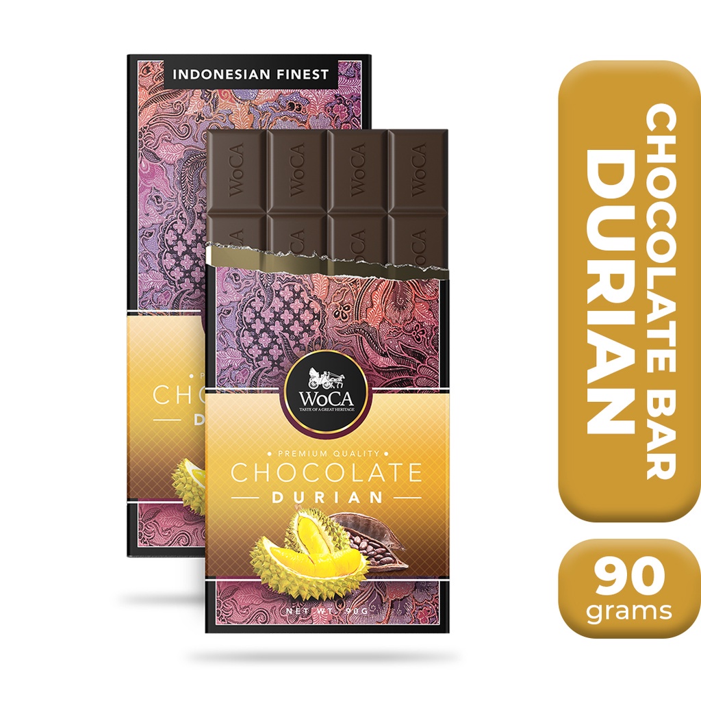 

WoCA Coklat Durian Premium Chocolate 90 gram