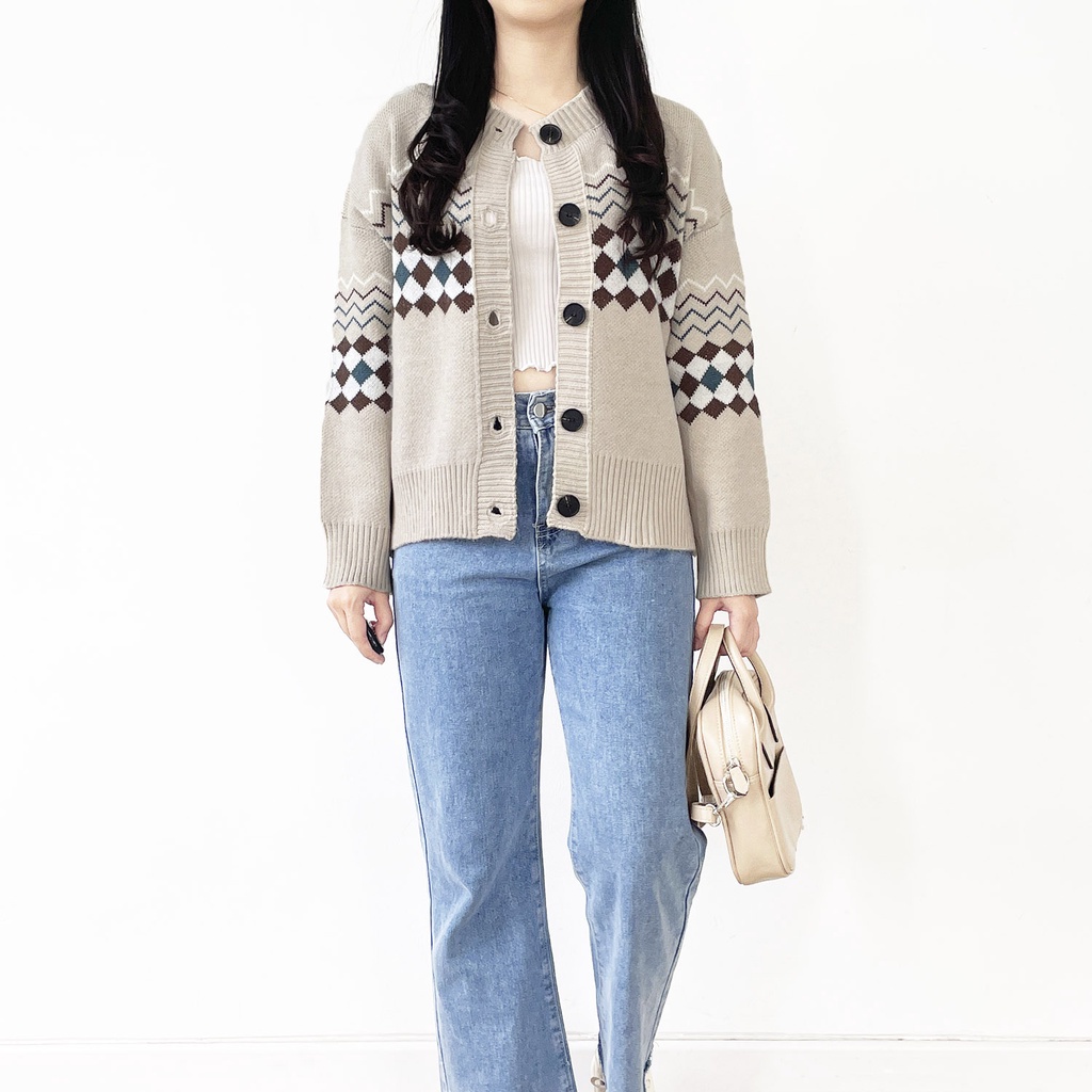 Her Goods Store Ab631 Korean Outer/Outerwear/Cardigan/Kardigan/Kardigan Wanita/Atasan Rajut