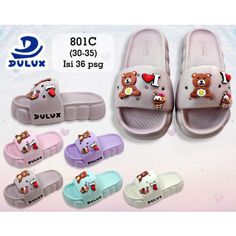 Sandal jelly karet slop FUJI anak tanggung terbaru DULUX
