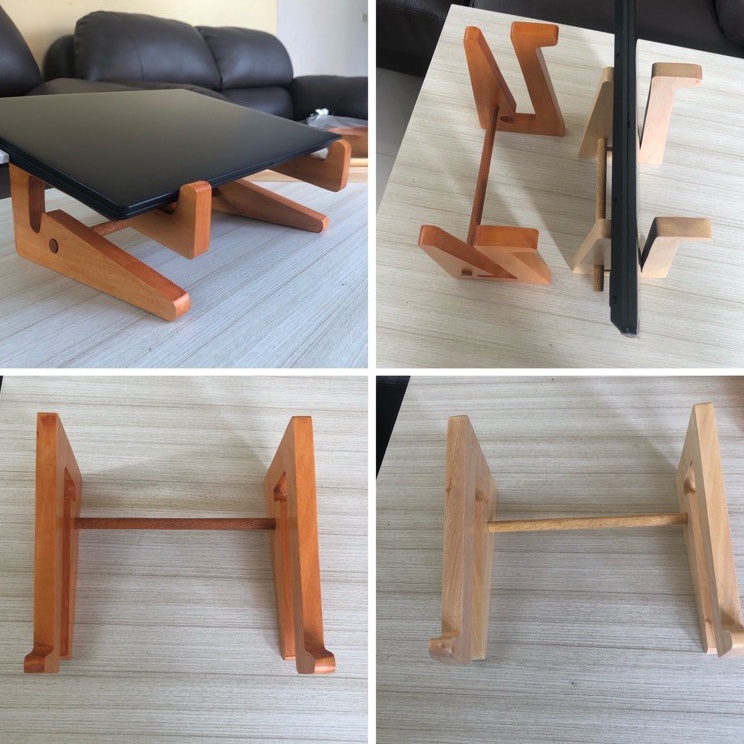 12.12 HARGA GROSIR Meja Laptop Tempat Laptop Stand Laptop Kayu Tinggi ?