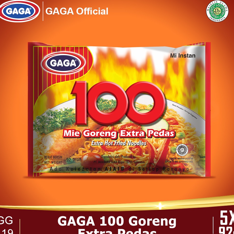 

Terbaru GAGA 100 Extra Pedas 5pcs (GG119) Dijual Murah